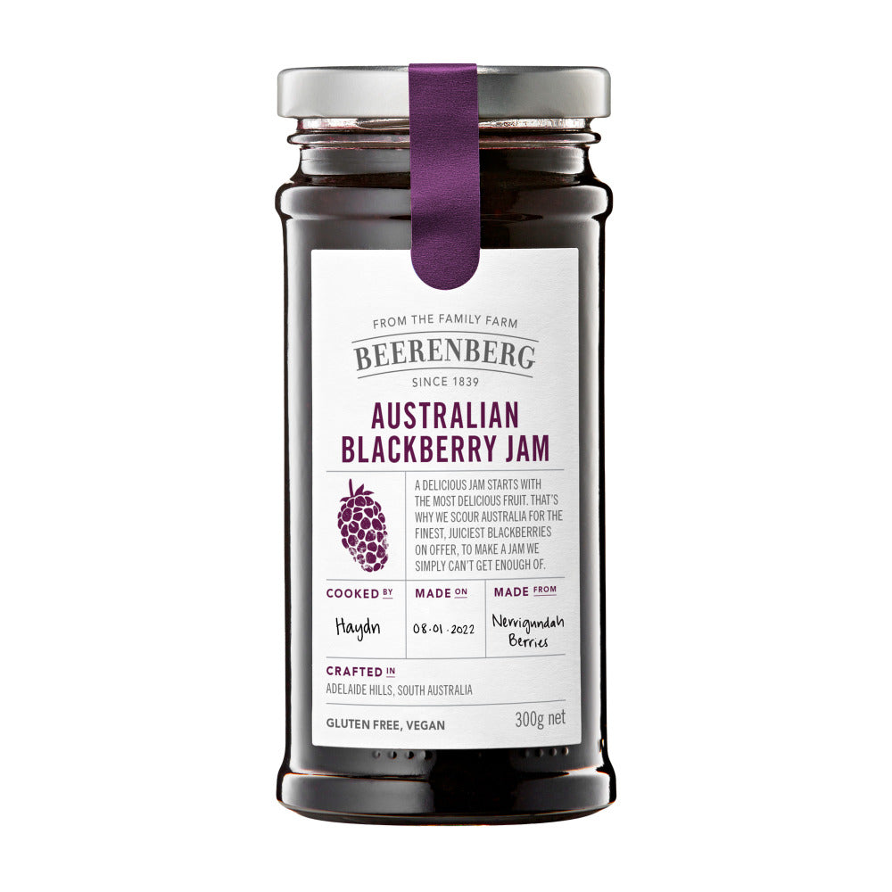 Beerenberg All Natural Blackberry Jam 300g Front