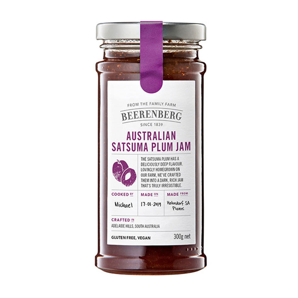 Beerenberg All Natural Satsuma Plum Jam 300g Front