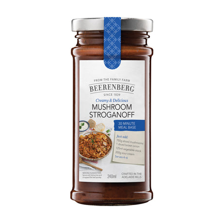 Beerenberg Mushroom Stroganoff Meal Base 240mL Front