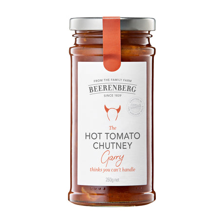 Beerenberg Hot Tomato Chutney 260g Front