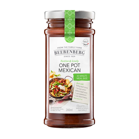 Beerenberg One Pot Mexican Meal Base 240 mL Front
