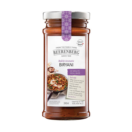 Beerenberg Biryani Meal Base 240 mL Front
