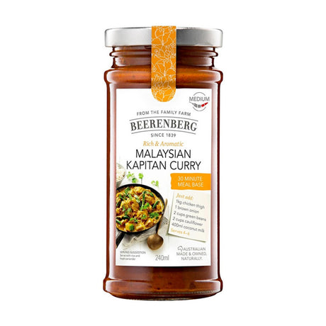 Beerenberg Malaysian Kapitan Curry Meal base 240mL Front