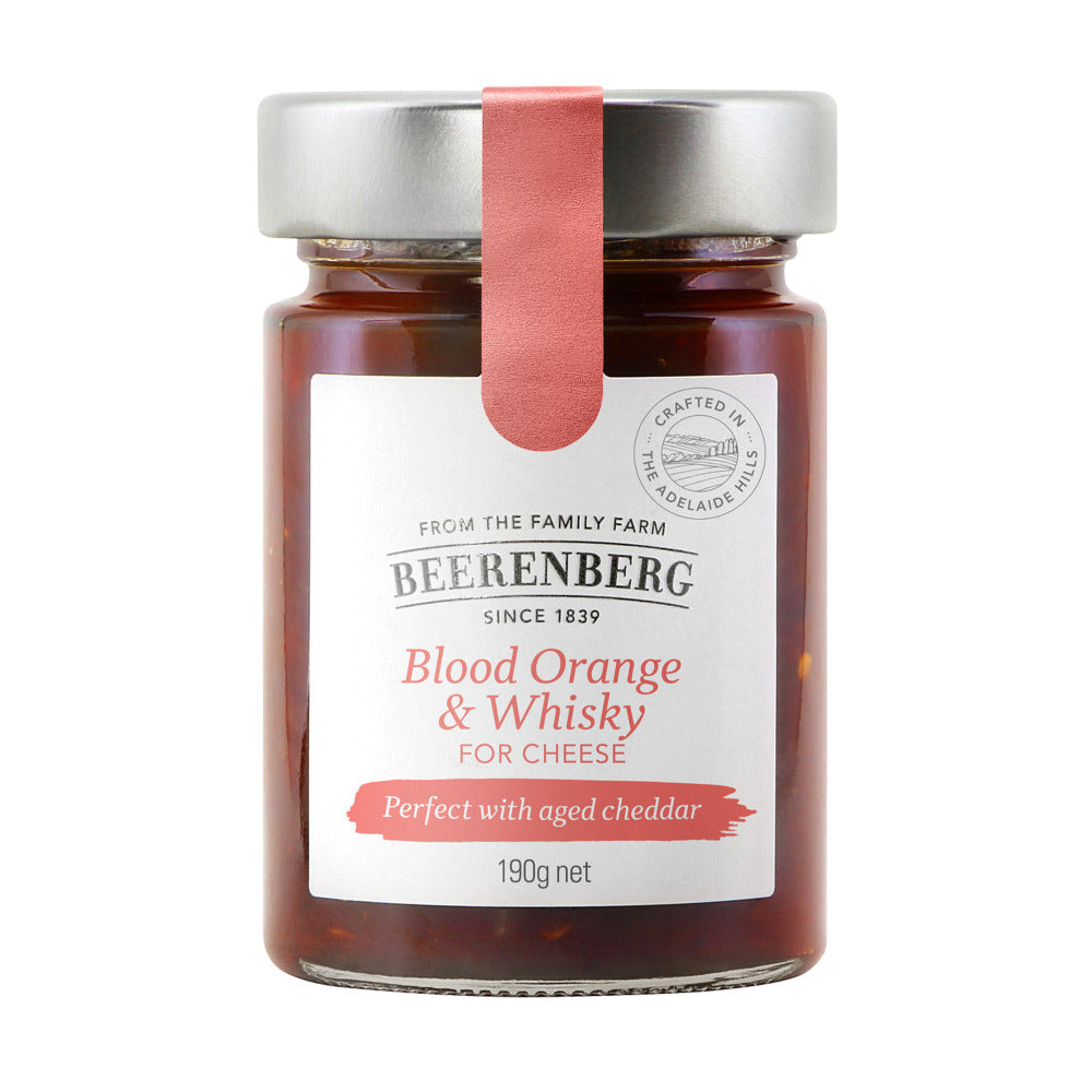 Beerenberg Blood Orange & Whisky for Cheese 190g Front