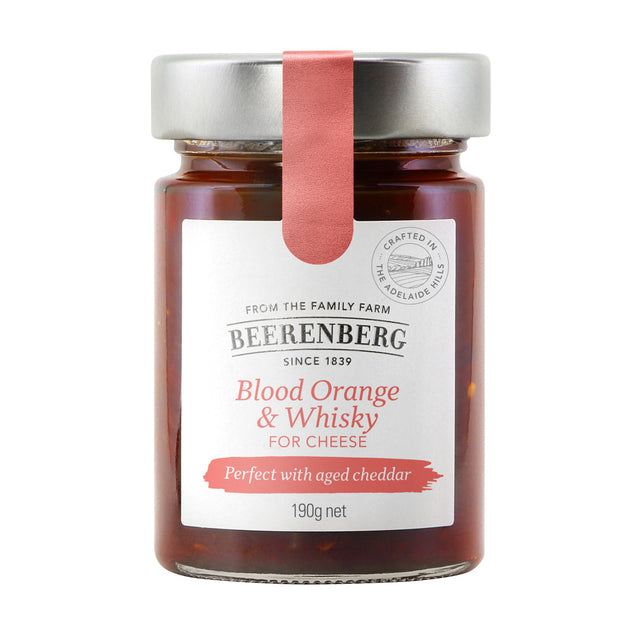 Beerenberg Blood Orange & Whisky for Cheese 190g Front