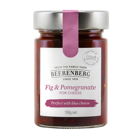 Beerenberg Fig & Pomegranate for Cheese 190g Front