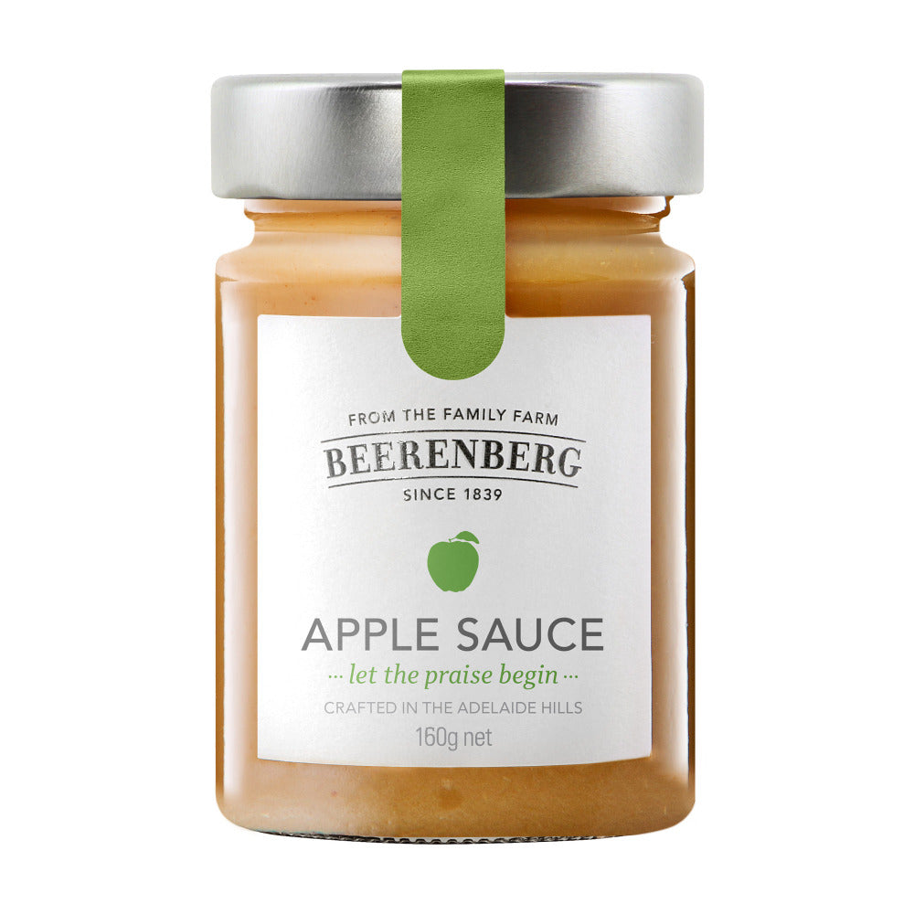 Beerenberg All Natural Apple Sauce 160g Front