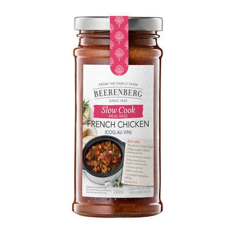 Beerenberg French Chicken Slow Cook Meal Base 240mL Front