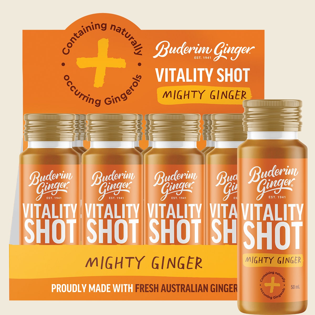 Buderim Ginger Australian Ginger Vitality Shot 50ml