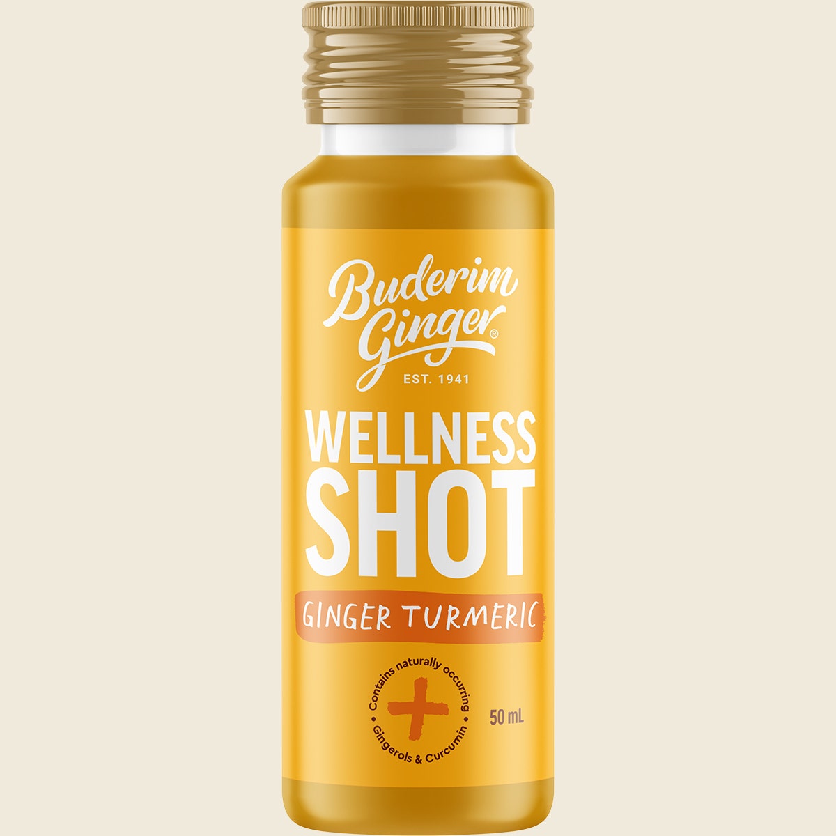 Buderim Ginger Ginger & Turmeric Wellness Shot 50ml