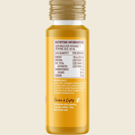 Buderim Ginger Ginger & Turmeric Wellness Shot 50ml