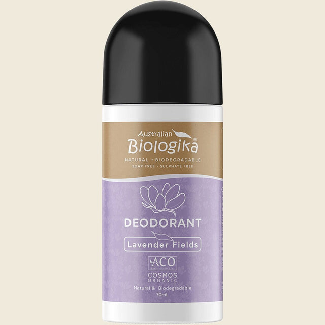 Biologika Roll-on Deodorant Lavender Fields 70ml – front product image