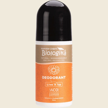 Biologika Roll-on Deodorant Live It Up 70ml – front product image