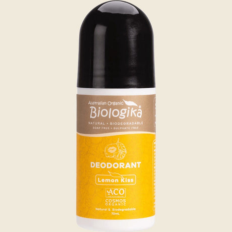 Biologika Roll-on Deodorant Lemon Kiss 70ml – front product image