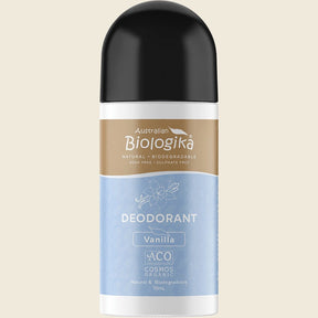Biologika Roll-On Deodorant Vanilla 70ml – front product image