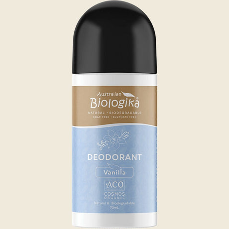 Biologika Roll-On Deodorant Vanilla 70ml – front product image