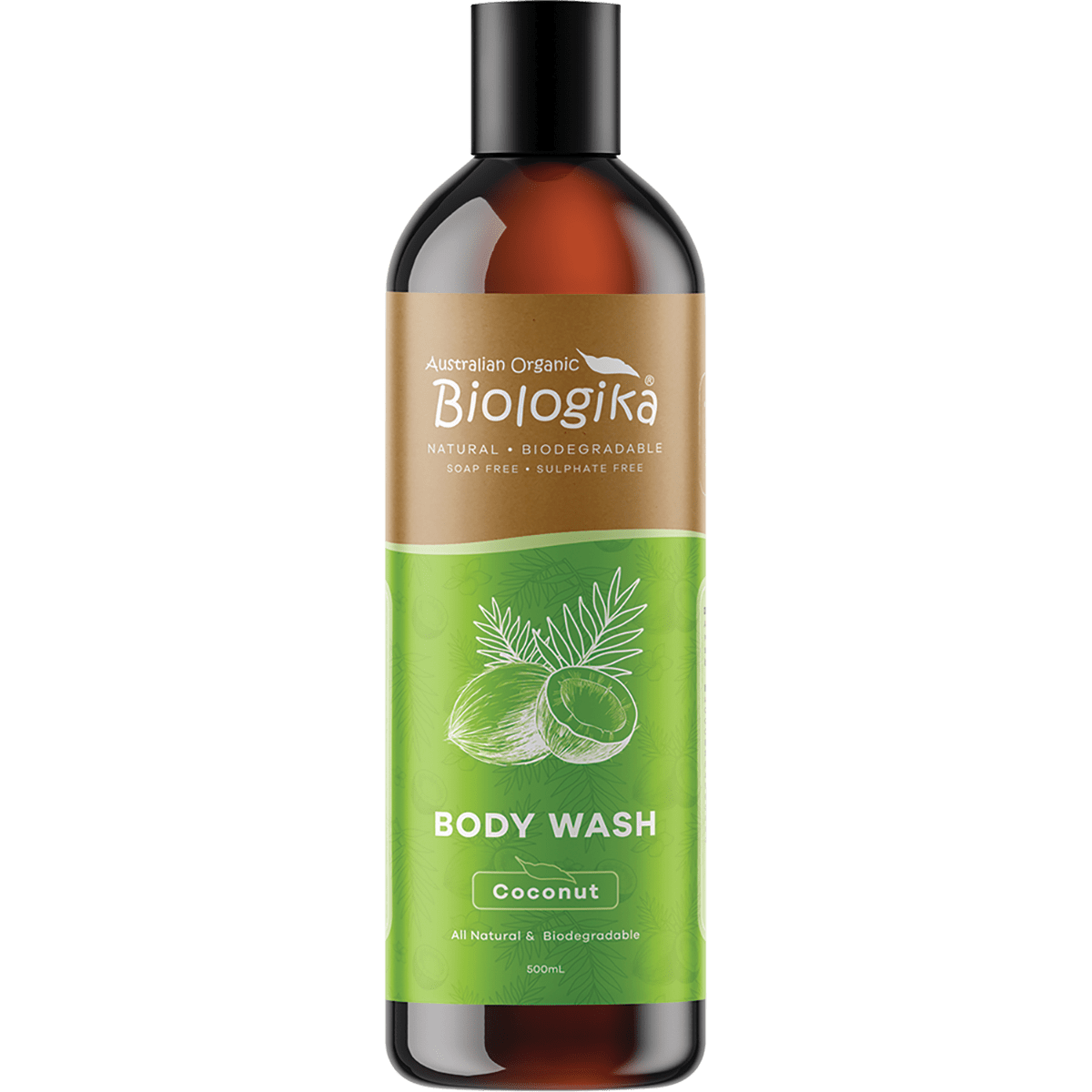 Biologika Body Wash Everyday Coconut 500ml front view