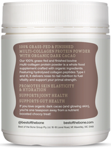Best of the Bone Multi-Collagen Protein Powder Raw Organic Cacao 210g