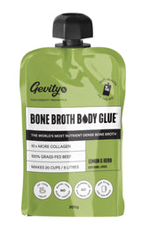 Gevity Rx Bone Broth Body Glue Go Pouch - Lemon