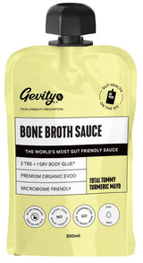 Gevity Rx Bone Broth Sauce Total Tummy Turmeric Mayo Go Pack 200ml Front