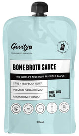Gevity Rx Bone Broth Sauce Great Guts Mayo Go Pack 375ml Front