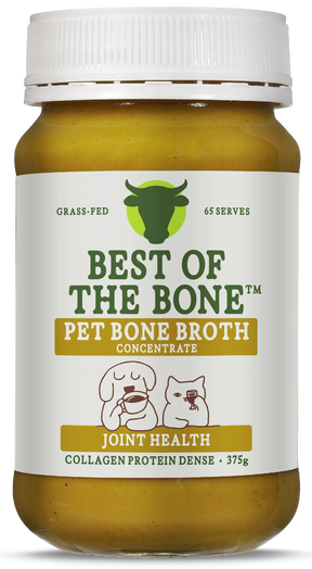 Best of the Bone Bone Buddies Pet Bone Broth Beef Concentrate with Organic Turmeric-Ginger 375g