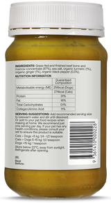 Best of the Bone Bone Buddies Pet Bone Broth Beef Concentrate with Organic Turmeric-Ginger 375g