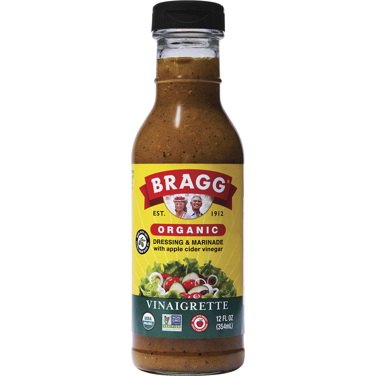 Bragg Healthy Salad Dressing Vinaigrette 354ml front view