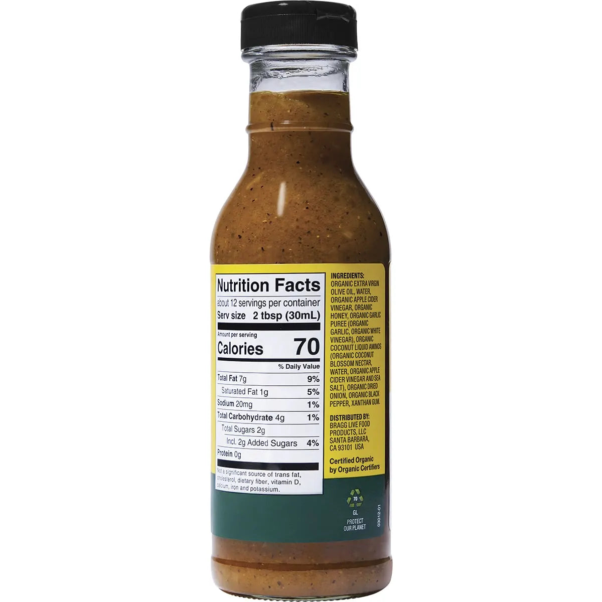 Bragg Healthy Salad Dressing Vinaigrette 354ml