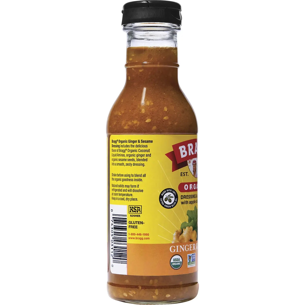 braggs salad dressing Bragg Salad Dressing & Marinade Ginger & Sesame 354ml – Organics on a Budget