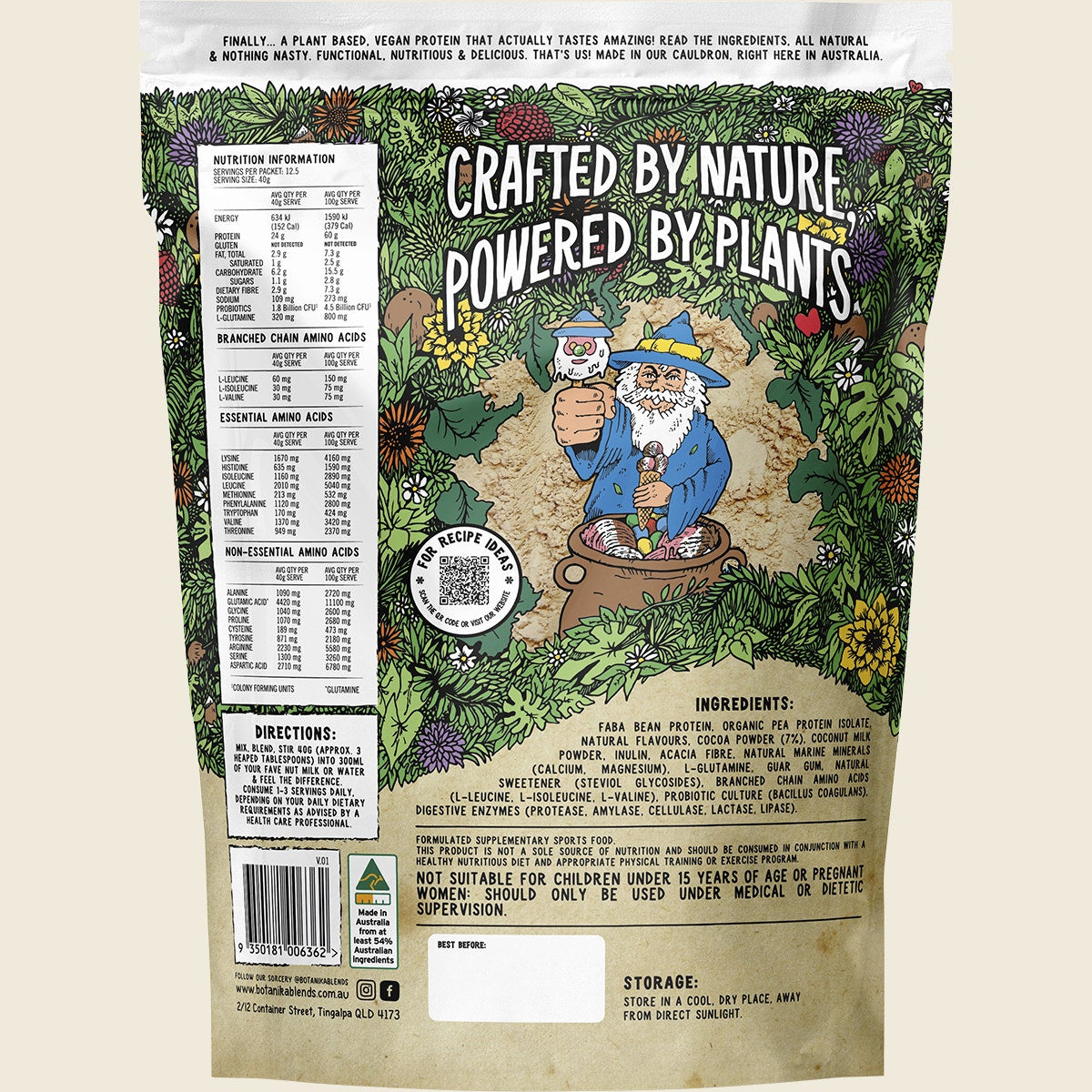 Botanika Blends Plant Protein Bubble O'Wiz