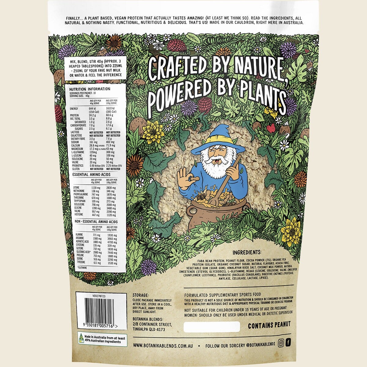 Botanika Blends Plant Protein Choc Peanut Butter