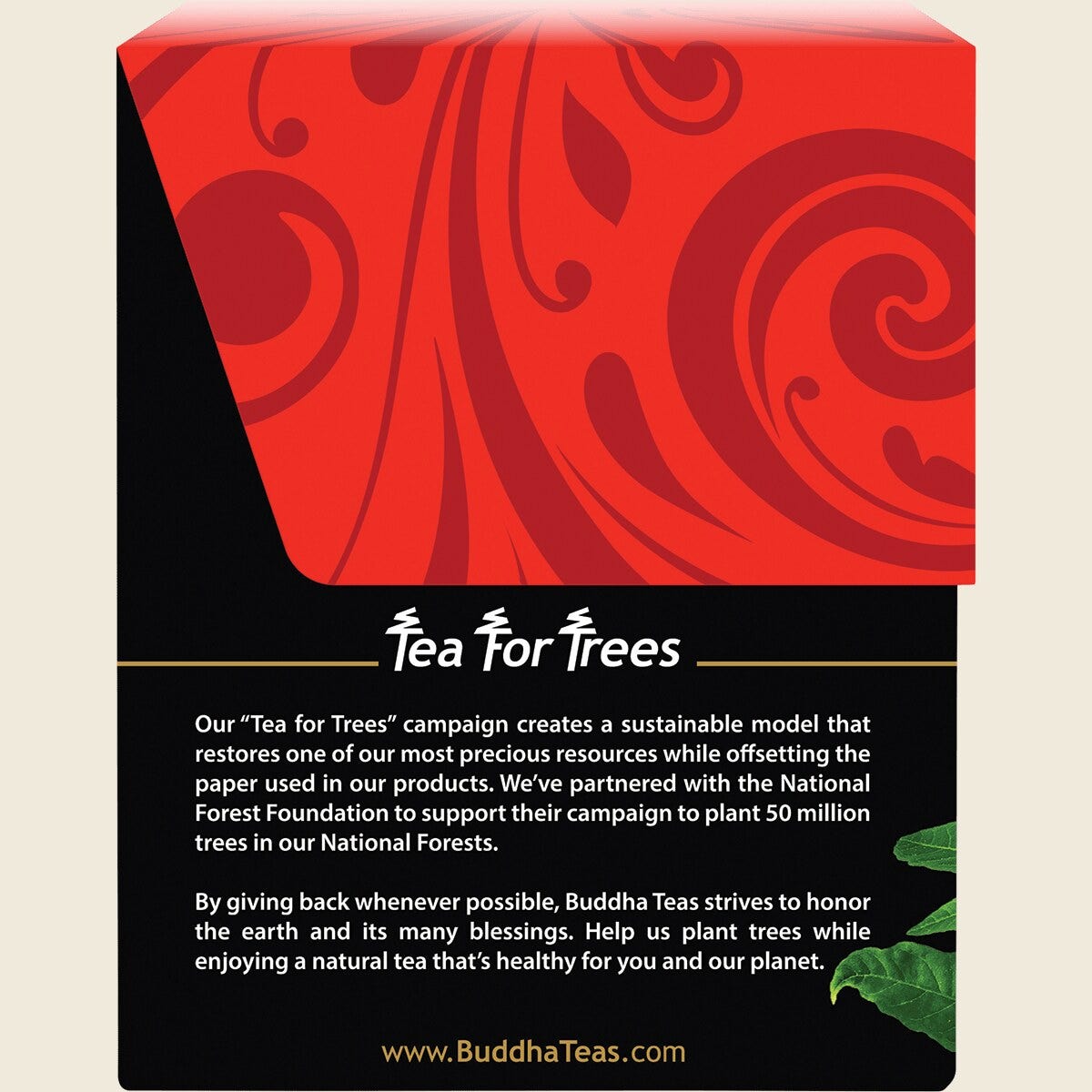 Buddha Teas Organic Herbal Tea Bags Ashwagandha Tea 18pk