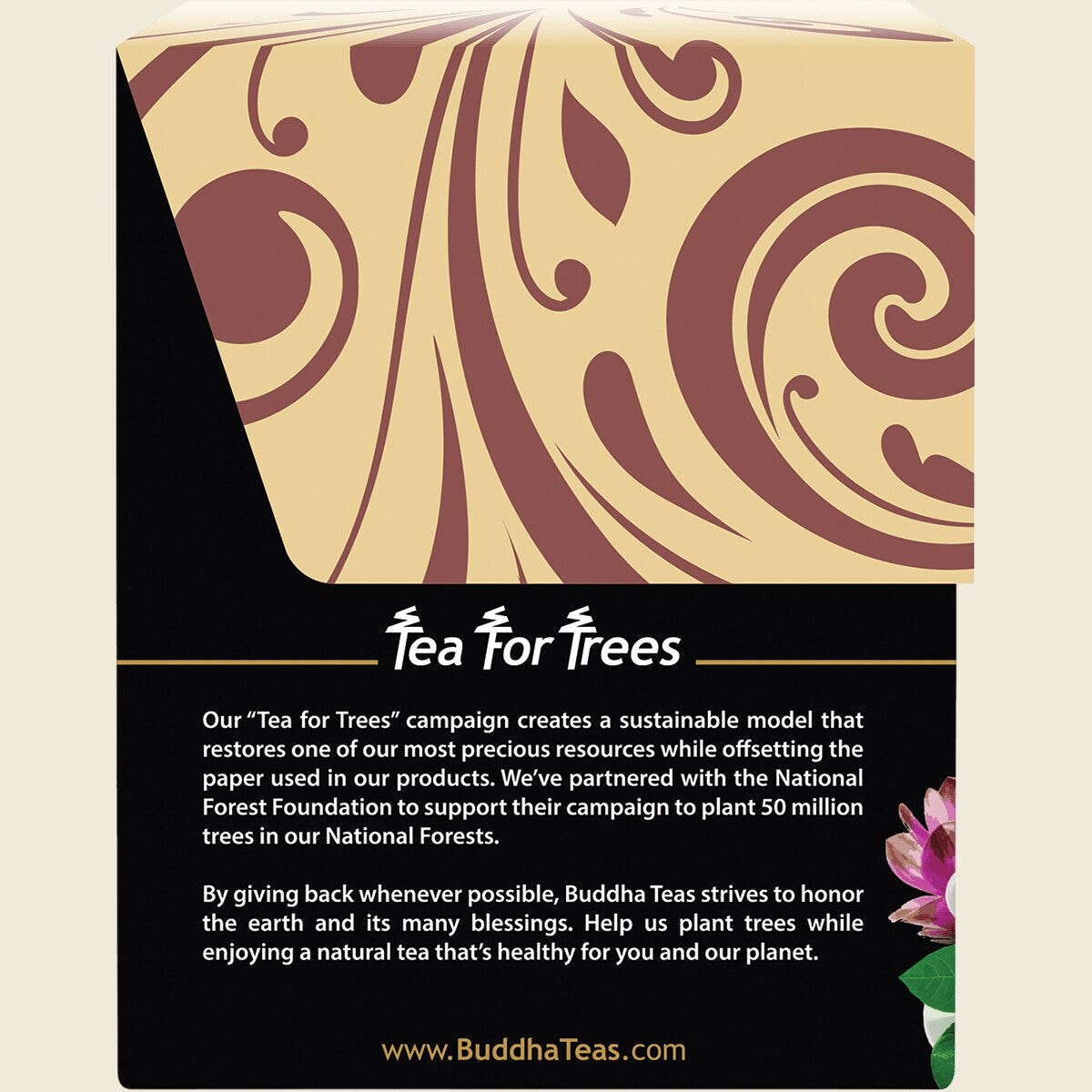 Buddha Teas Organic Herbal Tea Bags Turmeric Ginger Tea 18pk