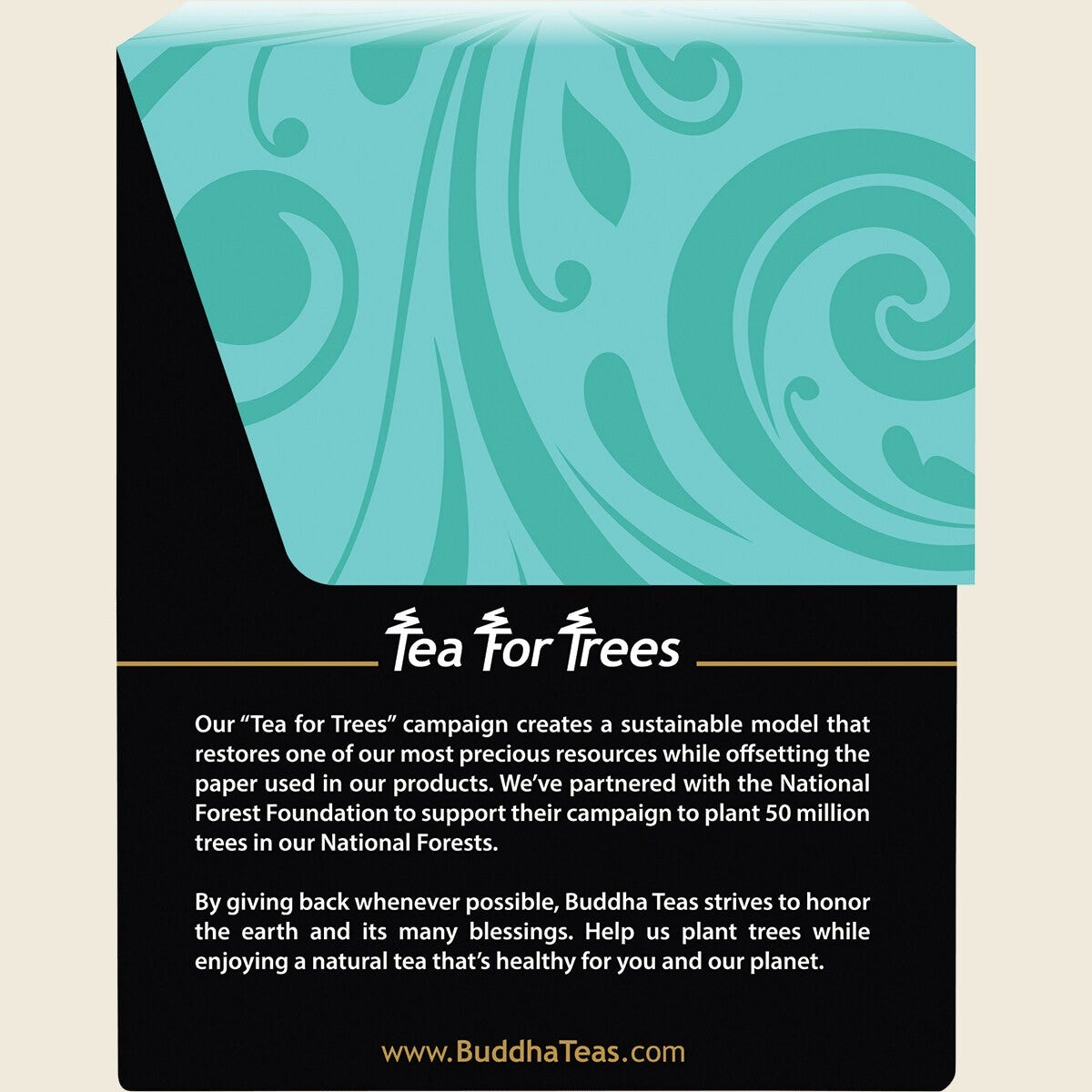 Buddha Teas Organic Herbal Tea Bags Calm Buddha Blend 18pk