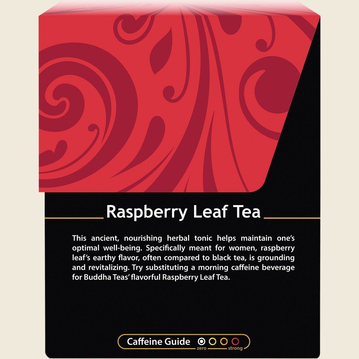 Buddha Teas Organic Herbal Tea Bags Raspberry Leaf Tea 18pk