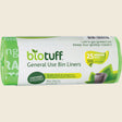 Biotuff General Use Bin Liners Medium 30L x 25 Bags  front