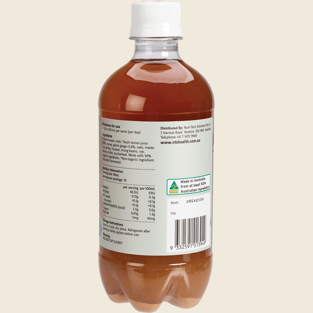 NTS Health Bio-Bubble Probiotic 500ml side