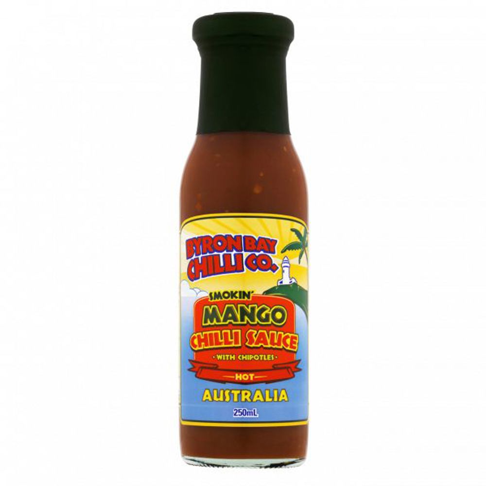Byron Bay Chilli Smokin Mango Chilli Sauce 250ml Front