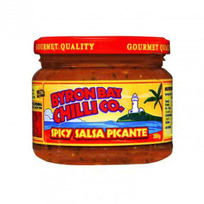 Byron Bay Chilli Spicy/Med Salsa Picante 300g Front