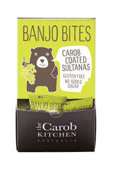 The Carob Kitchen Banjo Bites Carob Coated Sultanas 20g x 45