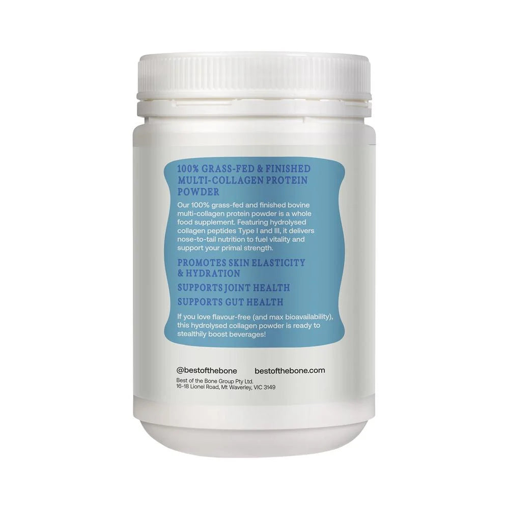 Best of the Bone Healing Multi-Collagen Protein Powder Hydrolysed Collagen Peptides Unflavoured 210g