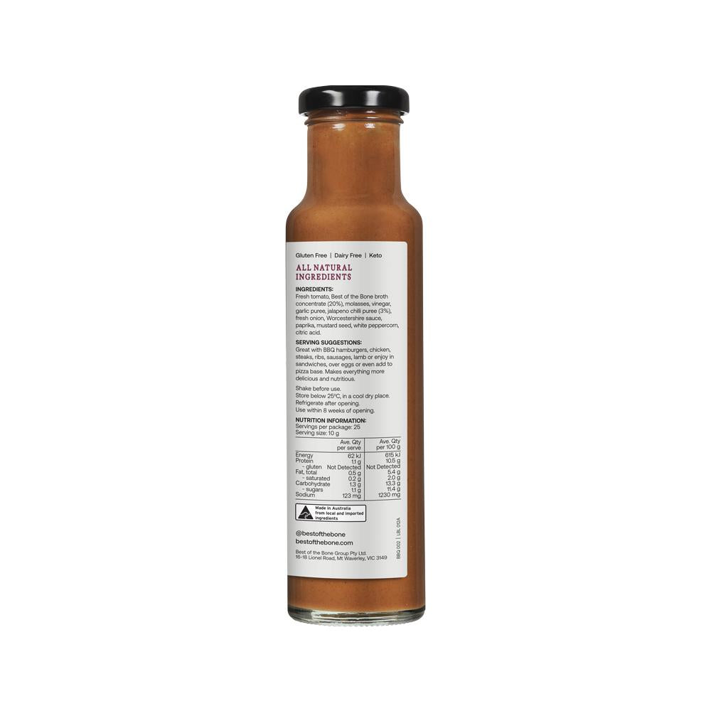 Best of the Bone "Bone-B-Q" BBQ Sauce Medium Spice 250ml