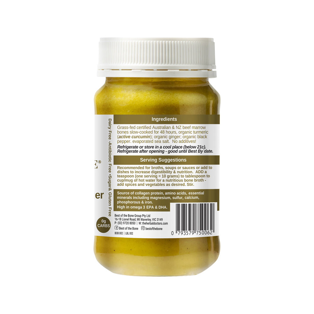 Best Of The Bone - Organic Turmeric, Ginger & Black Pepper 390g