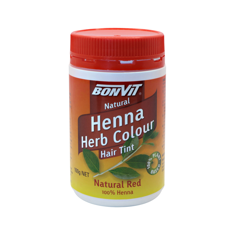 Bonvit Natural Henna Powder Natural Red 100g