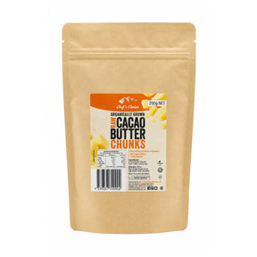 Chef's Choice Raw Cacao Butter Chunks 200g front
