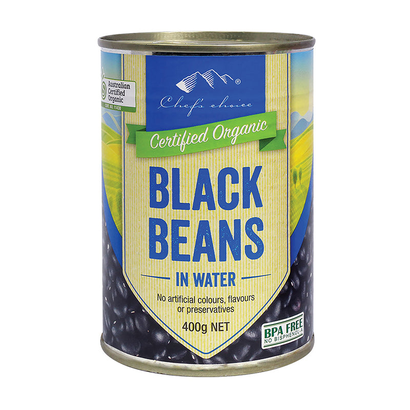 Chef's Choice Organic Black Beans 400g
