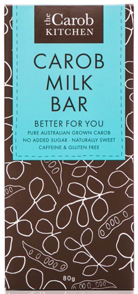 The Carob Kitchen The Carob Kitchen Carob Bar Milk 80g