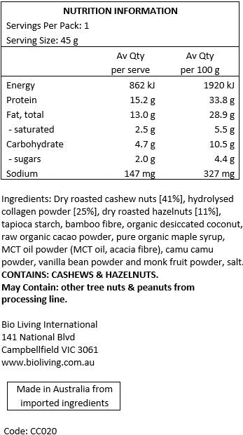 Chief Nutrition Collagen Protein Bar - Hazelnut Brownie 45g (12 bars)