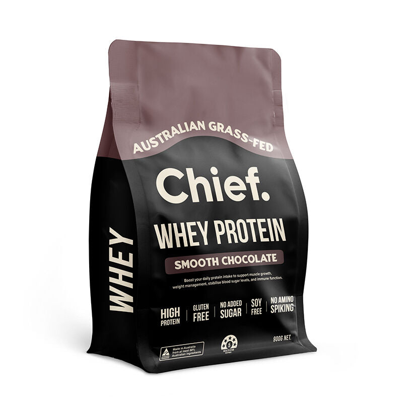 Chief Whey Protein Concentrate Smooth Chocolate 900g